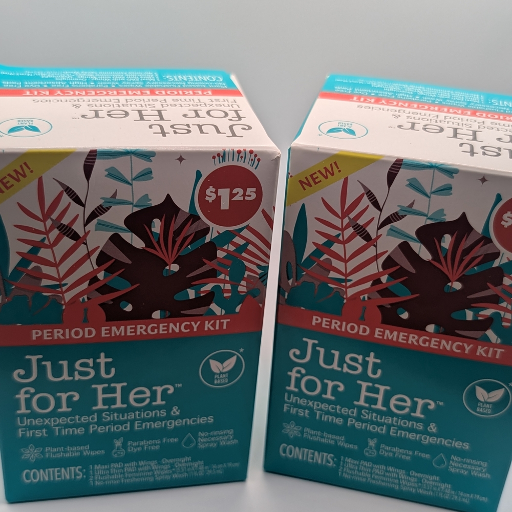 New! Just for Her Period Emergency Kit - 2